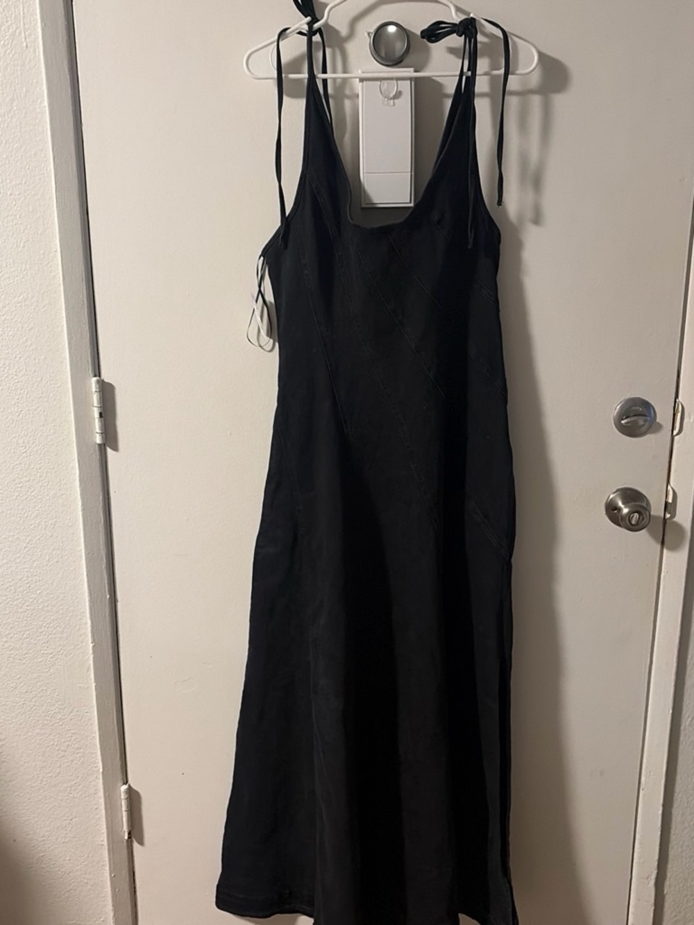 Free People Denim Halter Dress